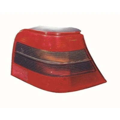 Abbildung von ABAKUS 441 1981R UE Rückleuchte rechts P21W, R10W Rot ohne Lampenträger, Glühlampe VOLKSWAGEN: Golf 4 Schrägheck, Cabrio