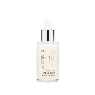 Abbildung von St Moriz Advanced Miracle Glow Gesichtsbräunungsserum, feuchtigkeitsspendendes Selbstbräuner Gesichtsserum, mit Q10 und Hyaluronsäure, natürlich aufbaubarer, strahlender Glanz schrittweise