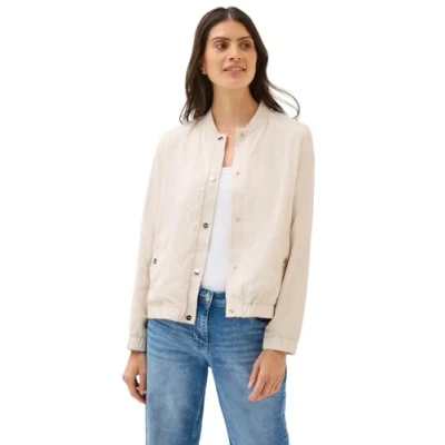 Abbildung von CECIL Damen 2115541 Papertouch Blouson, Light beige, L