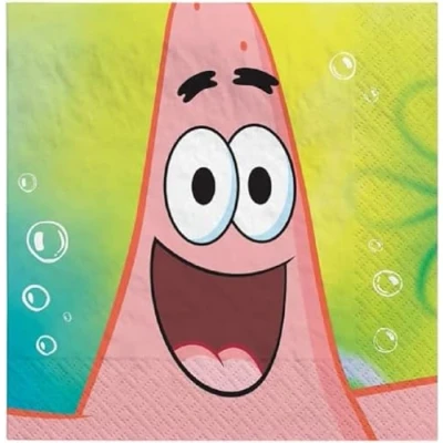 Abbildung von Amscan 512627 66 Servietten SpongeBob 16 Stk. 33 x cm