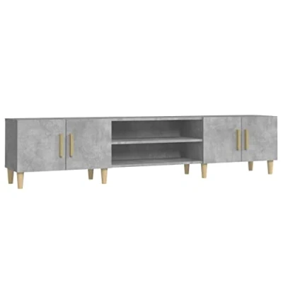 Abbildung von vidaXL TV Schrank Betongrau 180x31,5x40 cm Holzwerkstoff (1 St)