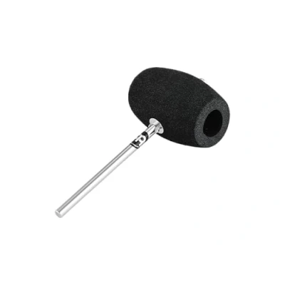 Abbildung von Meinl Percussion Hammer Head Schlägel Fußpedal Zubehör für Cajon und Bass Drum Kopf Form Schaumgummi, Schwarz (CPB1)