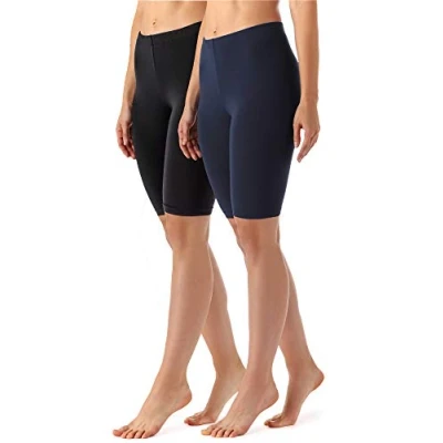 Abbildung von Merry Style Leggings 2 Pack Damen Kurze aus Viskose MS10 145 (2 tlg) elastischer Bund