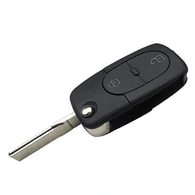 Abbildung von PHONILLICO Autoschlüssel Ersatz Fernbedienung Schlüssel Für Cle Citroen Audi A1 A3 A4 A5 A6 A8 Q5 Q7 TT Schlüsselanhänger Flip mit 2 Tasten Klinge