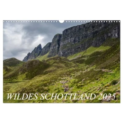Abbildung von Wildes Schottland 2025 (Wandkalender DIN A3 quer), CALVENDO Monatskalender