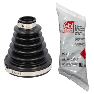 Abbildung von FEBI BILSTEIN 193095 Achsmanschette thermoplastische Polyester Elastomere AUDI: A3 Sportback, TT Coupe, Q3, VOLKSWAGEN: Golf 7 Schrägheck