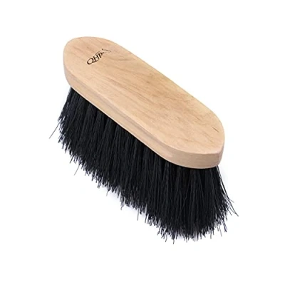 Abbildung von Staubbürste mit langen farbigen Borsten und Holzgriff ARBO INOX® (SCHWARZ)