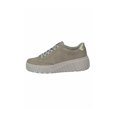 Abbildung von Rieker Sneaker low, Damen, Größe: 41, ginger gold Schuhe