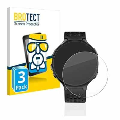 Abbildung von BROTECT Schutzglas für Garmin Forerunner 235 (3 Stück) Schutzfolie Panzer Folie Glas [Extrem Kratzfest 9H, Anti Fingerprint, Ultra Transparent]