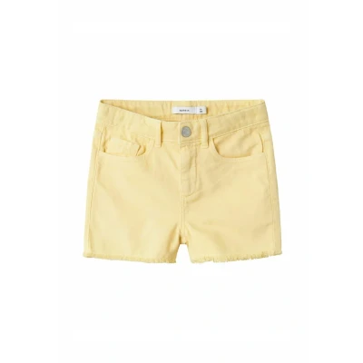 Abbildung von Name it MOM FIT Jeans Shorts für Kinder, Größe: 128, Golden haze