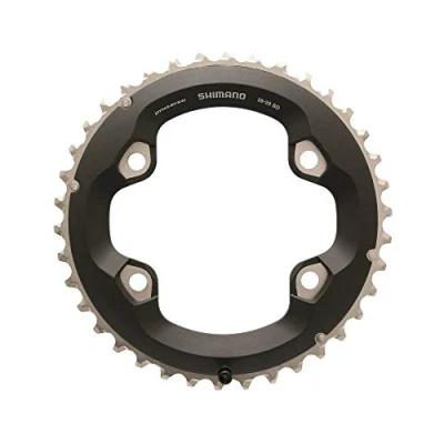 Abbildung von Kettenblatt 38z Shimano SLX FC M7000 2x11 Fach Schwarz