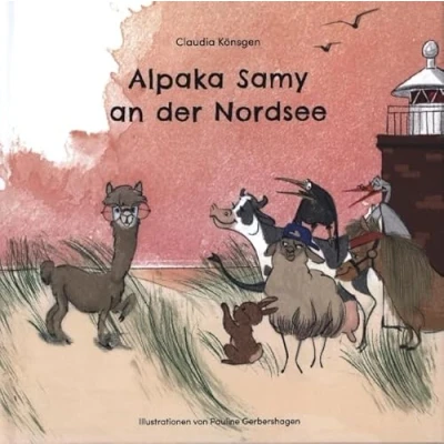 Abbildung von Alpaka Samy an der Nordsee (Books on Demand im Kid Verlag)