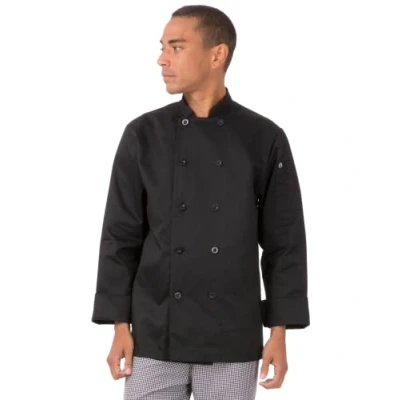 Abbildung von Chef Works Unisex Erwachsene Bastille Coat Kochjacken, Schwarz, 7X Large
