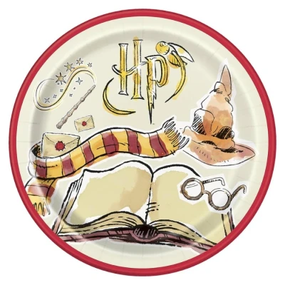 Abbildung von Harry Potter Pappteller HP 23cm 8 Stück