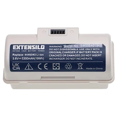 Abbildung von Extensilo passend für iRobot Braava Jet M6134, 245, 244, 250, 241, M6, 240, Staubsauger Akku Li Ion 5300 mAh