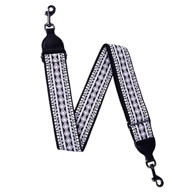 Abbildung von Rayzm Banjogurt/banjo strap mit Metall Clip,Jacquard Baumwollband für Banjo, Cliphaken, 5 cm breit, Länge verstellbar