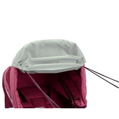 Abbildung von Sonnenmarkise Sonnensegel für Kinderwagen mit UV Schutz steingrau