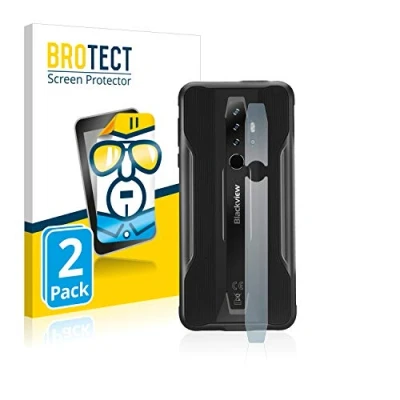 Abbildung von BROTECT (2 Stück Schutzfolie für Blackview BV6300 Pro (NUR Kameraschutz) Displayschutz Folie Ultra Klar