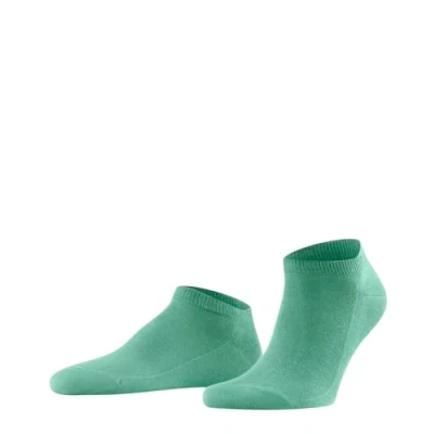 Abbildung von FALKE Herren Sneakersocken Family M Sn nachhaltige Baumwolle kurz einfarbig 1 Paar, Türkis Ocean Green 7506, 39 42