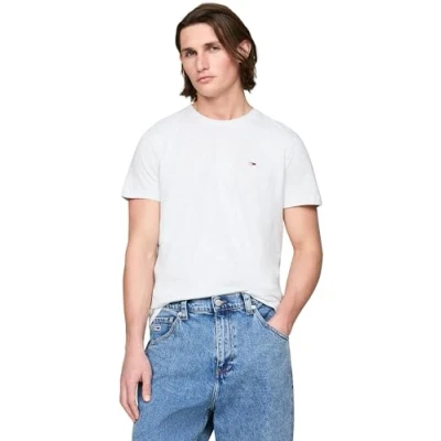 Abbildung von Tommy Jeans 2 PACK TEE Tshirt basic, Herren, Größe: 44, Silver grey/dark night navy
