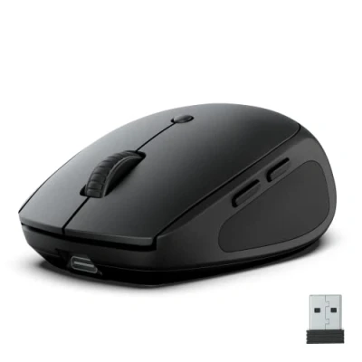 Abbildung von JLab GO Charge Bluetooth Maus, 6 Tasten Verbindung über 2,4 GHz (USB Dongle) oder
