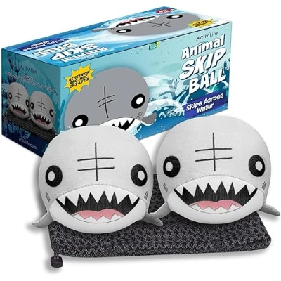 Abbildung von Activ Life Der ultimative Skip Ball: Sommerspaß garantierter Wasser Hüpfball, EIN unverzichtbarer Begleiter für alle Altersgruppen, 2er Pack, Haie