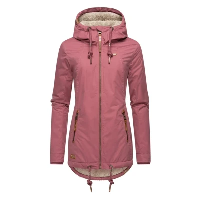 Abbildung von Ragwear Zuzka Wintermantel, Damen, Größe: XS, Dusty rose