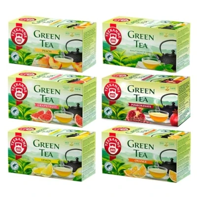 Abbildung von TEEKANNE Green Tea Collection Harmony (6 x 20 Bags) Grüner Tee Set (Dekond gift) 210g