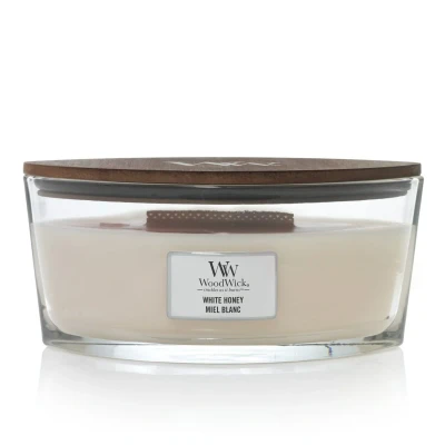 Abbildung von WoodWick Duftkerze Ellipse White Honey 9 cm / 19
