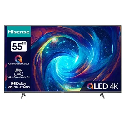Abbildung von Hisense 55E7KQ PRO QLED Fernseher (139,00 cm/55 Zoll, 4K, Smart TV, Sound Technologie Dolby Atmos, Audio)