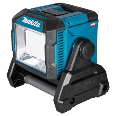 Abbildung von Makita ML005G LED Akku Baustrahler 18V 40V max. (ohne &amp; Ladegerät), 3600 Lumen, 3 Helligkeitsstufen, Leuchtkörper um 240 schwenkbar, IP65