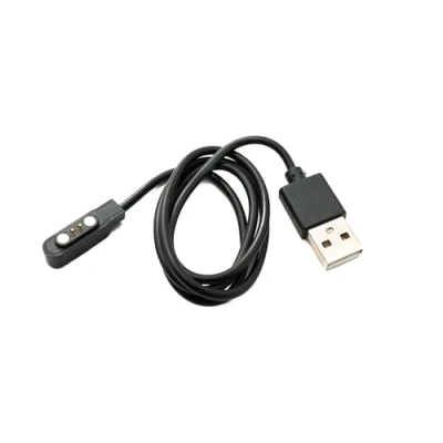 Abbildung von System S USB 2.0 Kabel 60 cm Ladekabel für Kospet Tank T2 Smartwatch Adapter in Schwarz
