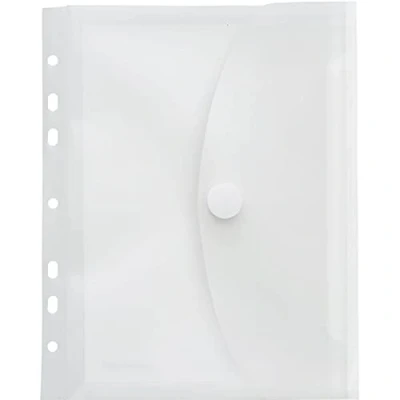 Abbildung von 10 x Foldersys Dokumentenmappe PP A5 20mm Falte, Abheftrand, Klettvers