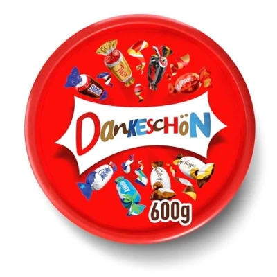 Abbildung von Celebrations &quot;Dankeschön&quot; Personalisierte Dose Pralinenmischung als Dankeschön Geschenkbox 1x 600 g