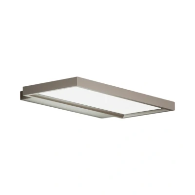Abbildung von LED Büro Wandleuchte Rick, grau, universalweiß