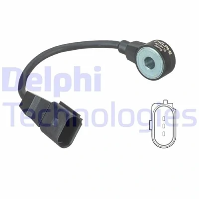 Abbildung von DELPHI AS10179 Klopfsensor VOLKSWAGEN: Golf 5 Schrägheck, Touran I, Passat B6 Variant, AUDI: A3 Sportback, SKODA: Octavia 2 Combi