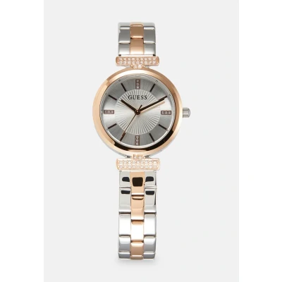 Abbildung von Guess Array Uhr silvercoloured, Damen, Größe: One Size, Silver coloured