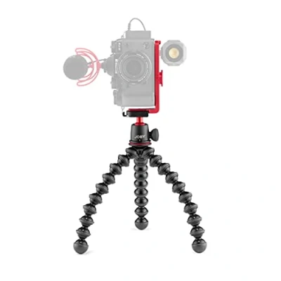 Abbildung von JOBY GorillaPod 3K Vert Kit, Kompaktes, flexibles Stativ und Kugelkopf mit vertikaler L Halterung für spiegellose Kameras im Quer Hochformat bis zu 3 kg