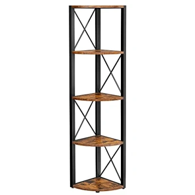 Abbildung von VASAGLE Eckregal Bücherregal, mit 5 Ebenen, Standregal, 30 x 30 x 160 cm