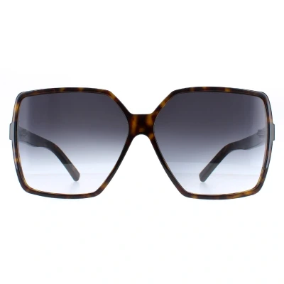 Abbildung von Saint Laurent Square Damen Havanna Blau Gradient SL 232 BETTY