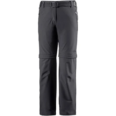 Abbildung von CMP Stretch Zip off Hose für Kinder, Anthrazit Schwarz, 128