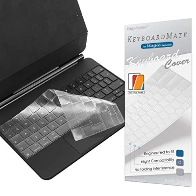 Abbildung von Digi Tatoo Tastaturabdeckung für iPad Magic Keyboard (Europa Layout) Kompatibel mit 2024 Air 11(M2) und alt (5th/4th, Generation) Pro 11 Zoll (1. 2. 3.4 Gen) Protektor, Haut