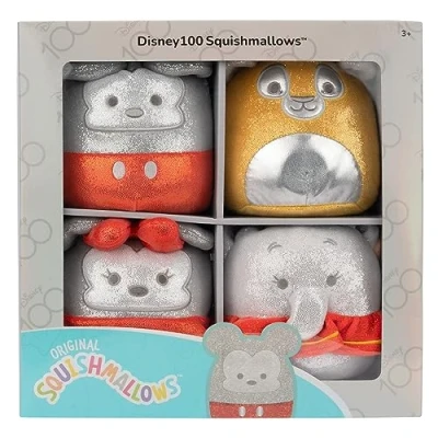 Abbildung von Jazwares Squishmallows 13 cm Disney 100 4 pack (230233) /Stuffed Animals and Plush To