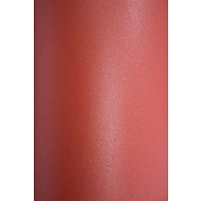 Abbildung von Netuno 10x Bastelpapier Perlmutt Rot DIN A4 210x 297 mm 120g Aster Metallic Ruby Perlglanz Papier Effekt bedruckbar für Hochzeit Geburtstag Weihnachten Einladungen
