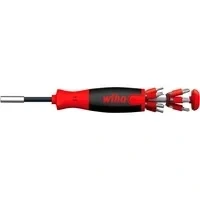 Abbildung von Wiha Schraubendreher LiftUp 25 (38600), verstaubares Bit Set, Schraubenzieher, schlitz, Kreuz TORX