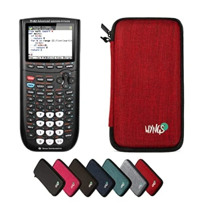 Abbildung von CALCUSO Sparpaket Rot mit Grafikrechner TI 82 Advanced Python Edition