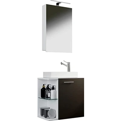 Abbildung von VCM Waschtisch 3 tlg Gäste WC Waschplatz Hausa Schrank
