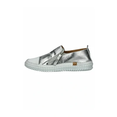 Abbildung von Andrea Conti Slipper, Damen, Größe: 37, Silber Leder