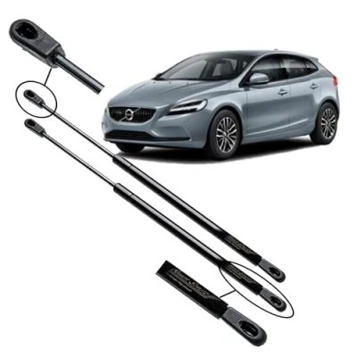 Abbildung von Ramor Strutz 2x Gasfeder Dämpfer Heckklappe Kompatibel mit Volvo V40 2012 2019. Gasdruckfeder Heckklappendämpfer Ersatz für 31395607 und Andere.
