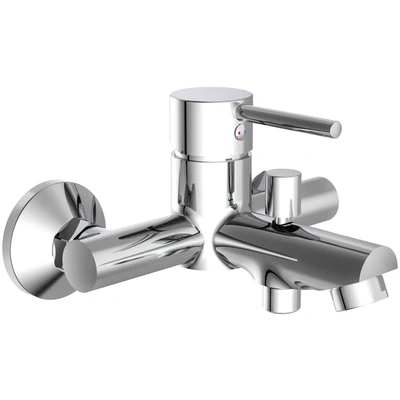 Abbildung von Schütte Wannenarmatur &quot;Laurana&quot;, Mischbatterie Badewanne, Wasserhahn Bad, in Chrom